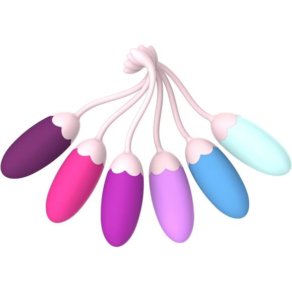 Kegel Exercise System, Pelvic Floor Strengthening Set of 6, Premium Silicone - Picture 1 of 5